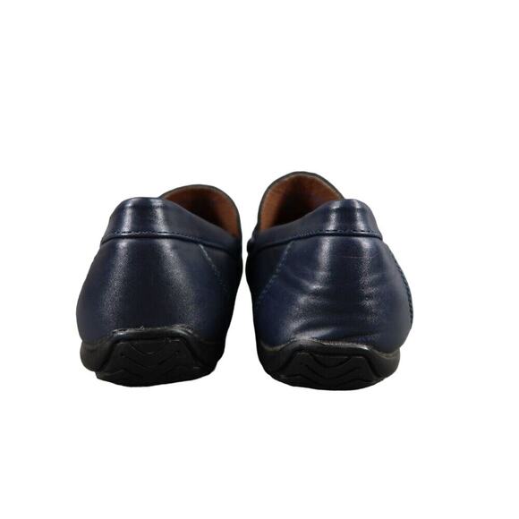 Andrew Fezza Shoes Mens 9.5 Loafer Moccasin Slip On Casual Navy Classic Fashion main image 13